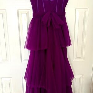 Gorgeous purple floor length formal dress!